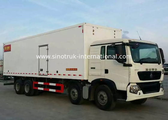 Las comidas congeladas LHD 8×4 refrigeraron el camión de reparto consumo de energía baja de 40 toneladas