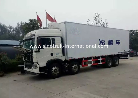 Camión refrigerado transporte refrigerado de poco ruido de la caja de las verduras del camión SINOTRUK
