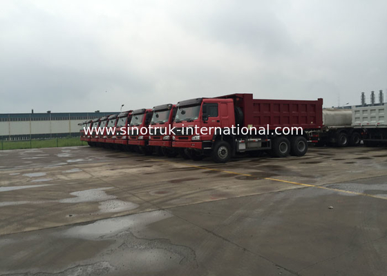 Elevación delantera del motor 336HP HYVA del euro 2 del camión volquete del volquete de LHD 6X4 SINOTRUK HOWO