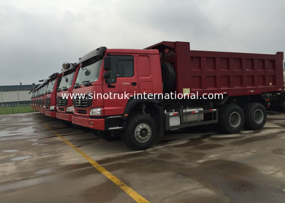 Elevación delantera del motor 336HP HYVA del euro 2 del camión volquete del volquete de LHD 6X4 SINOTRUK HOWO