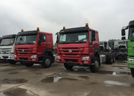 El camión volquete 336HP 6X4 RHD de Sinotruk Howo de la minería 30 toneladas de blanco/rojo/se pone verde