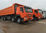 Capacidad de cargamento anaranjada de las ruedas LHD de HP 12 del camión volquete 371 de Sinotruk Howo alta