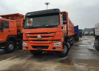 Capacidad de cargamento anaranjada de las ruedas LHD de HP 12 del camión volquete 371 de Sinotruk Howo alta