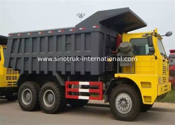 70 toneladas de HOWO de la explotación minera del volquete del camión volquete 6X4 371HP de cuerpo de acero de alta resistencia del cargo