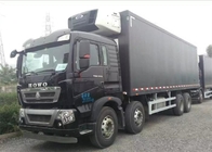 Camión de reparto de las comidas congeladas de HOWO T5G LHD 8×4 consumo de energía baja de 40 toneladas