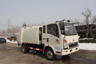 LHD 4X2 SINOTRUK HOWO comprimió el camión 5 de la recolección de basura del compresor - 6m3