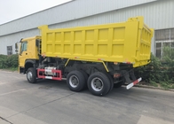 Amarillo de elevación medio del × 4 de Sinotruk Howo Tipper Dump Truck 10Wheels 400Hp 6