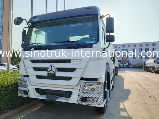 Alto camión bajo LHD 6×4 10wheels del mezclador del consumo de combustible HOWO de los caballos de fuerza 400HP