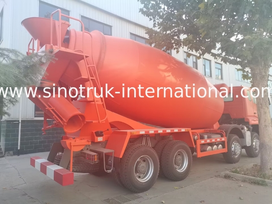 Sinotruk Howo N7 camión mezclador de hormigón 6 X 4 Euro 2 380hp para la construcción