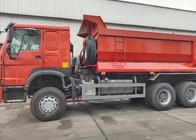 LHD 6×6 10 ruedas ZZ3257V4357B1R 380HP Rojo con todo el tracción HOWO Camión con tirador Alta potencia baja Consumo de combustible