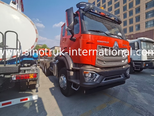 Sinotruk Nuevo camión de descarga de Howo Chasis Weichai Motor 6 × 4 LHD Color naranja