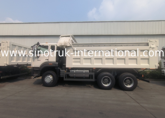 Sinotruk camión de descarga de basura nuevo 6 × 4 Nx 20CBM blanco con lonas automáticas