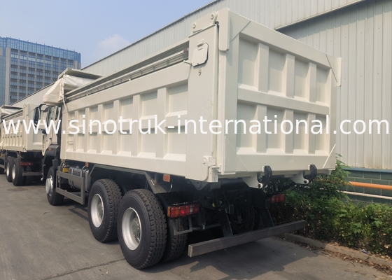 Sinotruk camión de descarga de basura nuevo 6 × 4 Nx 20CBM blanco con lonas automáticas