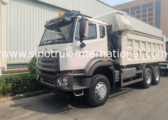 Sinotruk camión de descarga de basura nuevo 6 × 4 Nx 20CBM blanco con lonas automáticas