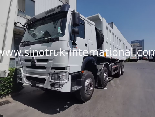12 camión volquete 400hp de Sinotruk HOWO 8X4 de las ruedas para la explotación minera