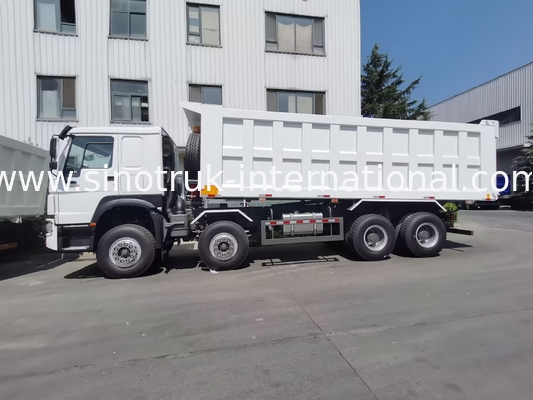 12 camión volquete 400hp de Sinotruk HOWO 8X4 de las ruedas para la explotación minera