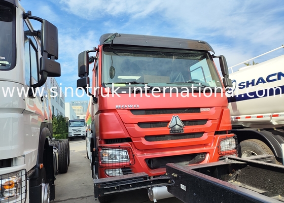 SINOTRUK HOWO Rojo 380HP 8×4 12 ruedas Camión de tanque de aceite de alta capacidad