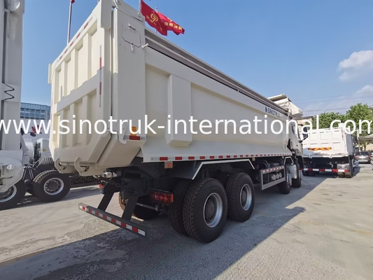 Sinotruk HOHAN Nuevo HOWO 8X4 camión de descarga 380hp 12 ruedas blanco H77L ZZ3317V386JB1R tipo U