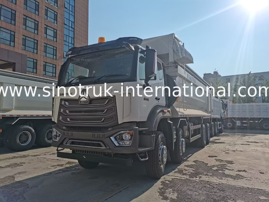 Sinotruk HOHAN Nuevo HOWO 8X4 camión de descarga 380hp 12 ruedas blanco H77L ZZ3317V386JB1R tipo U