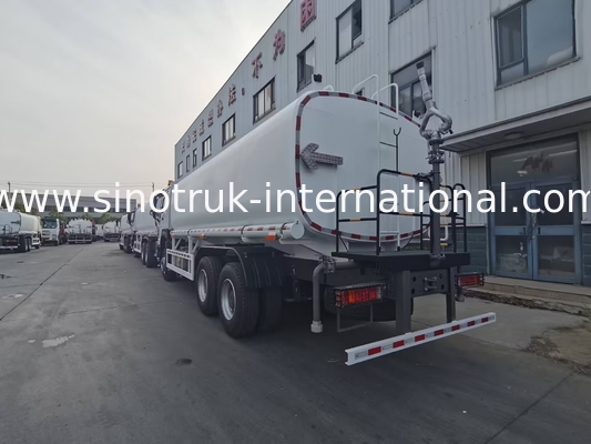 Sinotruk HOWO Blanco RHD 6x4 Camión de tanque de agua ZZ1257V4347B1 Con función de lavado de alta presión