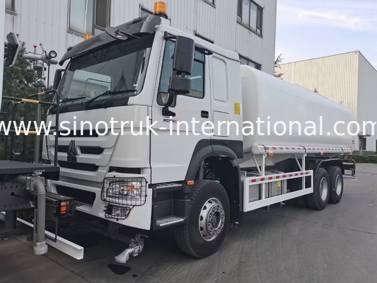 Sinotruk HOWO Blanco RHD 6x4 Camión de tanque de agua ZZ1257V4347B1 Con función de lavado de alta presión
