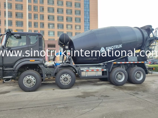 HOWO camión mezclador 12CBM 380HP H77L Cabina Negro