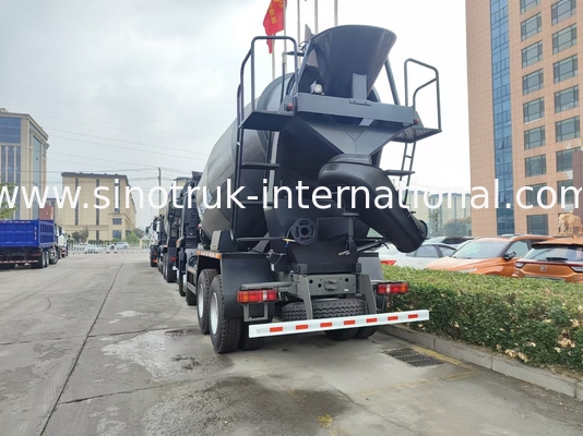 HOWO camión mezclador 12CBM 380HP H77L Cabina Negro