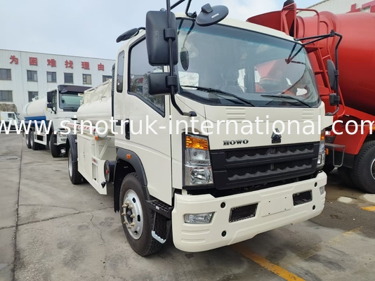 HOWO 4×2 camión ligero 5-6CBM LHD 160HP