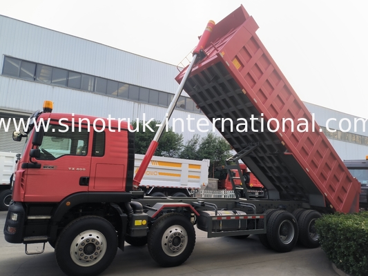 8 × 4 Lhd 12 ruedas Sinotruk Tipper 400hp Euro 2