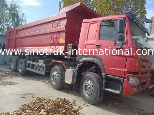 Camión de descarga con tirador SINOTRUK HOWO A7 8X4 para construcción ZZ3317V3567B1