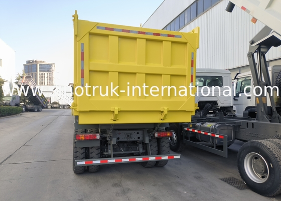 Sinotruk Howo Dump Truck 6 × 4 Lhd 10 Ruedas 20CBM Caja de carga neumáticos de minería