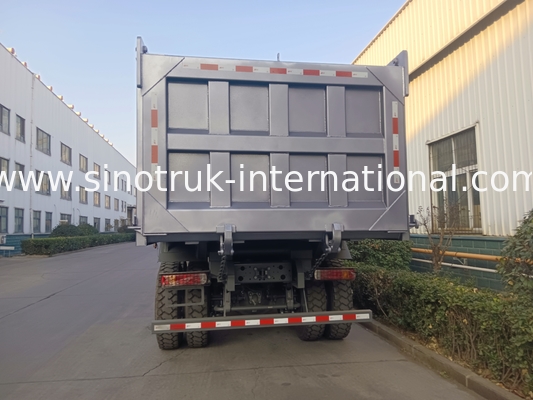 Camión con tirador Sinotruk Hohan 400hp 10 ruedas Lhd 40 toneladas 20-30cbm ZZ3317N356JB1 Gris