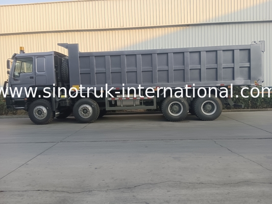 Camión con tirador Sinotruk Hohan 400hp 10 ruedas Lhd 40 toneladas 20-30cbm ZZ3317N356JB1 Gris