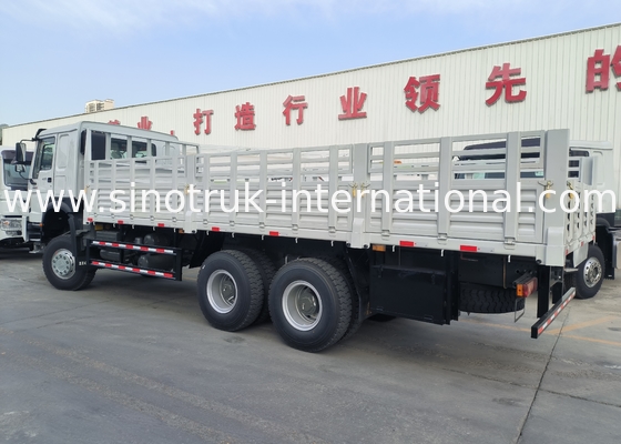 Sinotruk Howo Nuevo camión de carga 6 × 6 con tracción en todas las ruedas Lhd 10 ruedas de carga larga