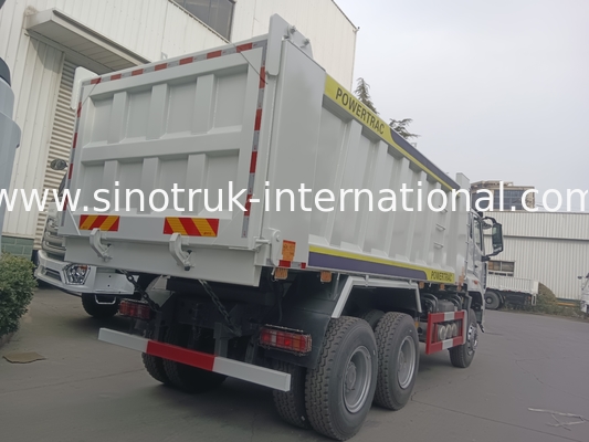 30-40 toneladas RHD 10 ruedas camión de descarga con tirador SINOTRUK Haohan para la construcción Blanco