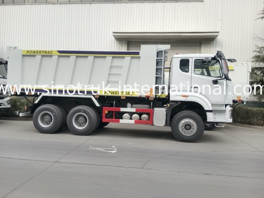 30-40 toneladas RHD 10 ruedas camión de descarga con tirador SINOTRUK Haohan para la construcción Blanco