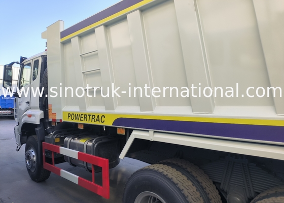 Sinotruk Howo / Hohan 6×4 camión de descarga con tirador 10 ruedas cuerpo de carga rectangular 20CBM Color blanco