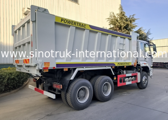 Sinotruk Howo / Hohan 6×4 camión de descarga con tirador 10 ruedas cuerpo de carga rectangular 20CBM Color blanco