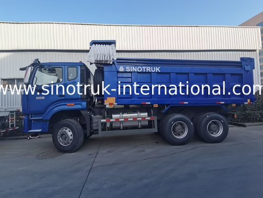 SINOTRUK HOHAN NEW HOWO 30 - 40 toneladas RHD 10 ruedas Tarpaulin para la construcción azul de alta eficiencia de elevación y descarga