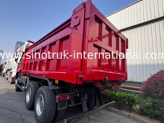 SINOTRUK HOHAN Nuevo Howo 6X4 RHD 10 ruedas con lonas reforzadas puerta trasera dura transporte eficiente