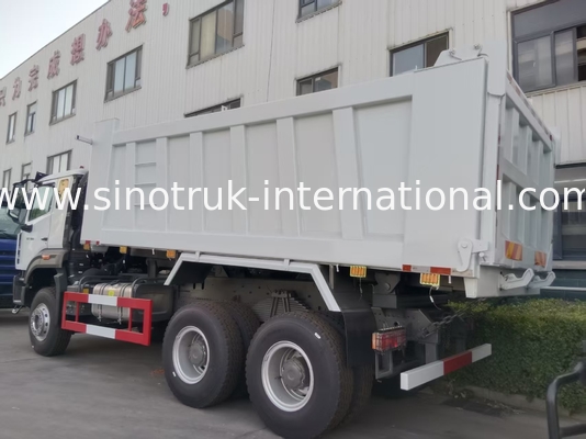2 pasajeros Sinotruk Hohan Tipper camión de descarga Weichai Motor 6 × 4 LHD 380HP con tipo de transmisión manual