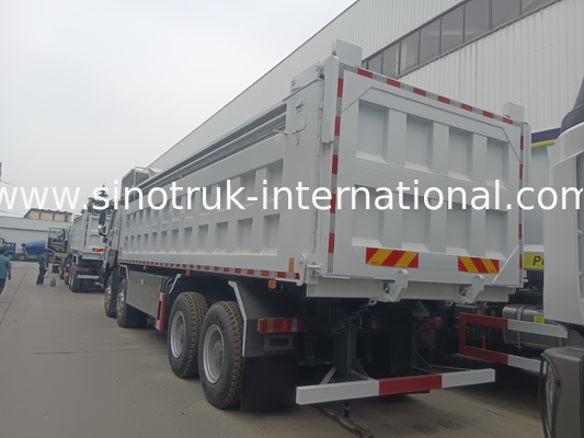 SINOTRUK HOWO 380HP camión de descarga de volante 12 ruedas LHD 31 toneladas 20-30CBM V7-X Cabina