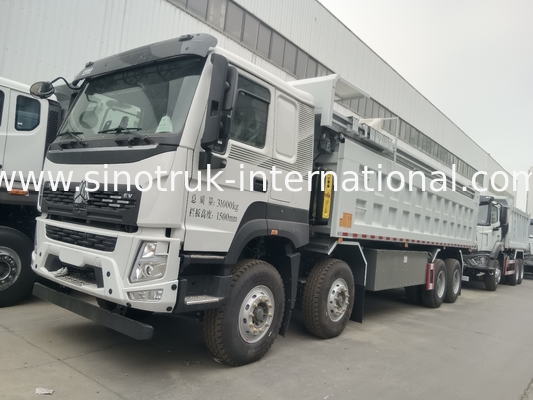 SINOTRUK HOWO 380HP camión de descarga de volante 12 ruedas LHD 31 toneladas 20-30CBM V7-X Cabina
