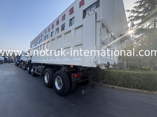 SINOTRUK HOWO 371HP Camión de descarga de tiradores Construcción Vieja cara delantera Bumper militar para áreas mineras