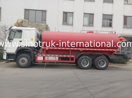 Camión cisterna HOWO SINOTRUK 380HP con función de lavado a alta presión 6x4