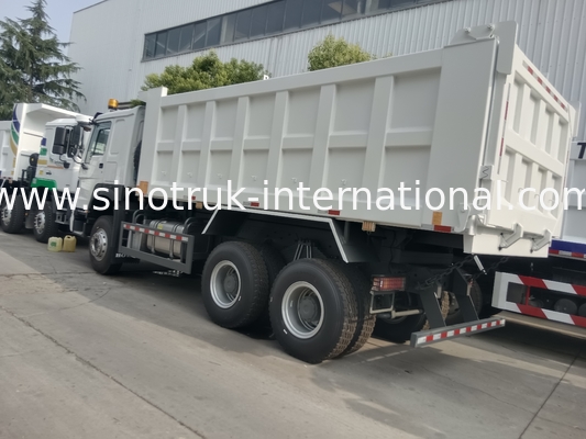 Camión de descarga de 10 ruedas con volante 371HP 6x4 Drive Motor Euro2