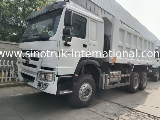 Camión de descarga de 10 ruedas con volante 371HP 6x4 Drive Motor Euro2