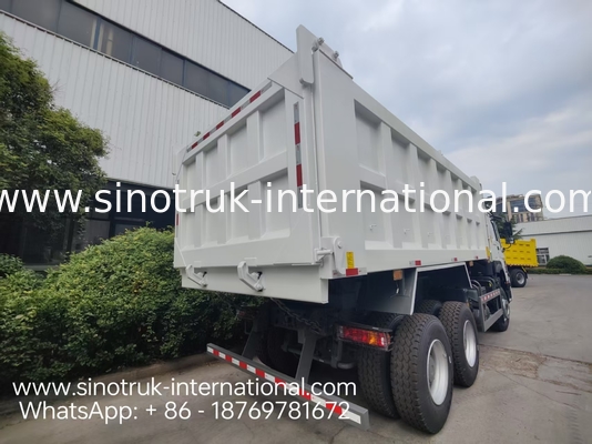 HOWO 371HP 6×4 camión de descarga de altura media con conducción a la izquierda