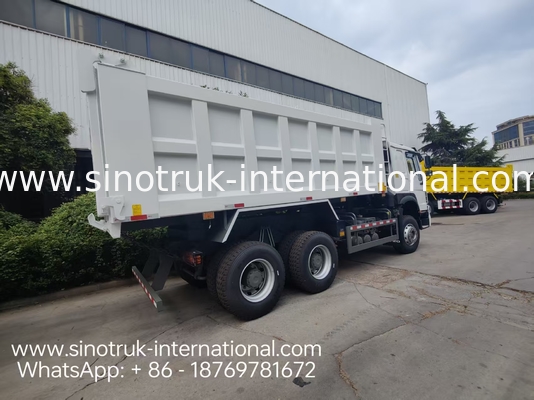 HOWO 371HP 6×4 camión de descarga de altura media con conducción a la izquierda