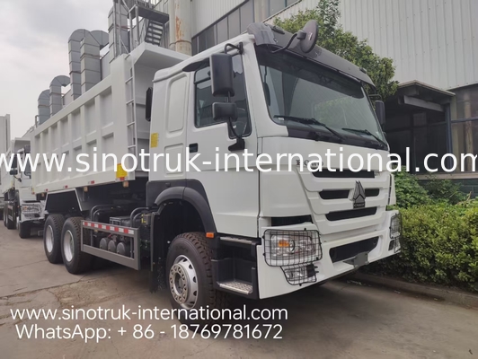 HOWO 371HP 6×4 camión de descarga de altura media con conducción a la izquierda